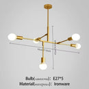 Axyaa Glass Ball Chandeliers for Home Decor - Modern Hanging Pendant Lamps
