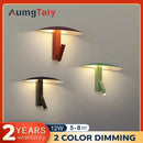 Axyaa Creative Mushroom LED Spotlight Wall Light for Bedroom, Rotatable Foyer Lighting Fixtures
