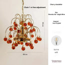 Axyaa Retro Purple Murano Style Droplet Chandelier for Living, Bedroom, Dining Room