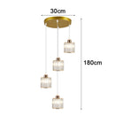 Axyaa Crystal Chandelier Ceiling Light Luxury Modern Pendant Lamp Living Room Bedroom Lighting