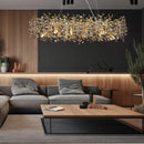 Axyaa Maple Leaf Pendant Light: Modern Minimalist Luxury for Living Room