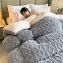 Axyaa Winter Warmth Artificial Lamb Cashmere Weighted Blanket - High Quality Thick Duvet