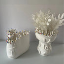Axyaa Coral Shapes Ceramic Flower Vase Home Decoration Accessories