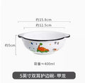 Axyaa Dinosaur Kids Bowl, 5-inch Double Eared Porcelain Snack Bowl