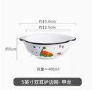 Axyaa Dinosaur Kids Bowl, 5-inch Double Eared Porcelain Snack Bowl