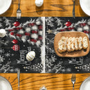 Fir Snow Glove Table Runner Set by Axyaa Home