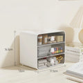 Axyaa Bunny Desk Organizer Box Storage Holder for Cosmetics and Stationery