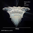 Axyaa Crystal Chandelier Modern Living Room Ceiling Light European Style Decor