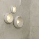 Axyaa Cream Resin Wall Lamp for Living Room and Restaurant Lighting