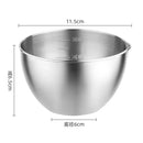 Axyaa Stainless Steel Mixing Bowl Set with Scale - Kitchen Utensils & Seasoning Bowls