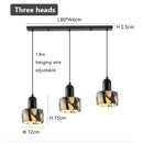 Axyaa Marble LED Pendant Lamp: Nordic Luxury Natural Stone Chandelier
