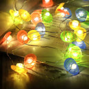 Axyaa LED Carrot Fairy Lights for Easter Home Decoration
