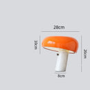 Axyaa Mushroom Marble Desk Lamp Modern LED Table Light