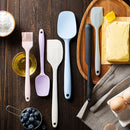 Axyaa Silicone Spatula Set with Stainless Steel Core - 6Pcs Heat Resistant Kitchen Utensils