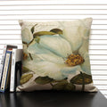 Axyaa Flower Print Cushion Cover: Decorative Sofa Throw Pillow for Home Décor & Comfort.