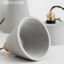 Nordic Cement LED Pendant Lights by Axyaa - American Vintage Dinning Room Suspension Fixture