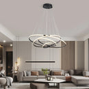 Axyaa Modern LED Pendant Light in Black/Grey/Gold for Indoor Spaces