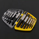 Axyaa Screw Extractor Drill Bits 5/6Pcs Set - Durable Bolts Remover Tool