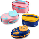Axyaa Cartoon Cat Lunch Box Set - Stainless Steel Thermal Food Container