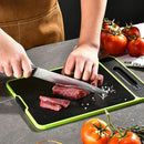 Axyaa 4-in-1 Aluminum Chopping Board with Knife Sharpener & Garlic Grinder