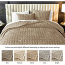 Axyaa Queen Size Velvet Quilt Set: Lightweight & Luxurious Bedding with Pillow Shams