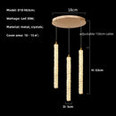 Axyaa Crystal Pendant LED Chandelier for Modern Bedside Lighting