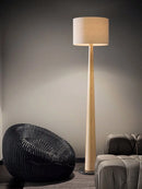 Axyaa Wood Floor Lamp - Modern Luxury LED Standing Light for Living Room Bedroom
