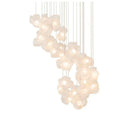 Axyaa Glass Pendant Light: Modern, Minimalist, High-end G9 LED for Living & Dining Room