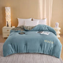 Axyaa Winter Quilt - Double-Sided Milk Fleece Embroidered Thickened Fleece Warm Quilt