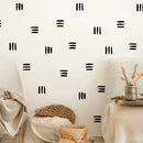 Axyaa Cartoon Boho Line Wall Sticker for Kids Room Decor