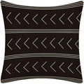 Axyaa Modern Black White Arrow Lines Pillowcase Linen Cushion Cover Home Decor