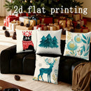Axyaa Christmas Pillow Covers for Sofa, Bedroom, Car - Decorative Cushion