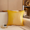 Axyaa Geometric Jacquard Square Cushion Cover 45x45 Polyester Throw Pillowcase