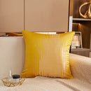 Axyaa Geometric Jacquard Square Cushion Cover 45x45 Polyester Throw Pillowcase