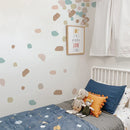 Axyaa Boho Terrazzo Geometric Nursery Wall Stickers for Kids Room Decor