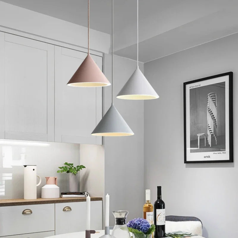 Axyaa Nordic LED Suspension Pendant Light for Home Decor