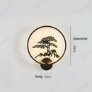 Axyaa LED Chinese Branch Flower Bird Wall Lamp for Home Decoration