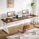 Axyaa Executive Desk: 78.7-Inch Large Workstation for Computer, Office, Writing, and Study