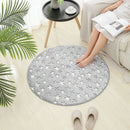 Axyaa Round Noctilucent Carpet for Living Room Decor and Kid Play Mat