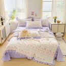 Axyaa Summer Quilt: Washed Cotton, Printed Design, Cool & Breathable