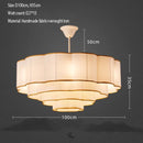 Axyaa Auspicious Cloud Fabric Chandelier Pendant Light for Hotel, Living Room, Restaurant