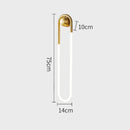 Axyaa Minimalist U-shaped Wall Lamp for Study Living Room Bedroom Background