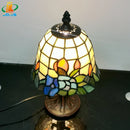 Axyaa Scandinavian Orchid Table Lamp | Small Glass Night Light for Bedroom and Cafe