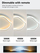 Axyaa Modern LED Ceiling Light for Bedroom - Minimalist Ins Style