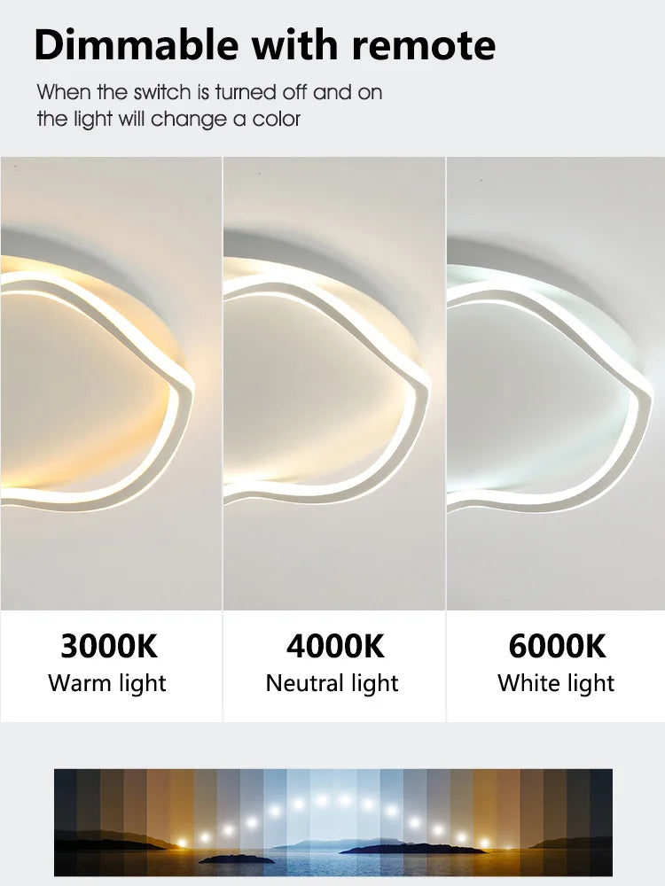 Axyaa Bedroom Ceiling Lamps - Modern LED Master Bedroom Lighting