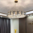Axyaa Crystal Chandelier: Modern Luxury Lighting for Bedroom & Living Room