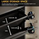 Axyaa 3-Door Shoe Storage Cabinet: Entryway Organizer, Freestanding Slim Design