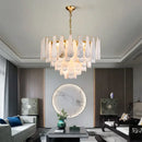 Axyaa Modern LED Rain Drop Chandelier for Bedroom and Living Room