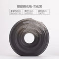 Axyaa Ceramic Donut Vase Black Oval Hollow Minimalist Wedding Decor Fashion Home