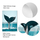 Dolphin Whale Starfish Sea Life Canvas Painting Set by Axyaa